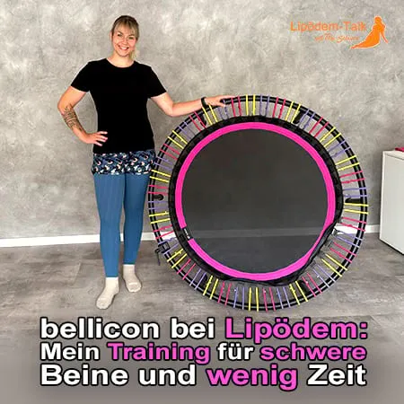 Frau beim sanften bellicon-Training bei Lipödem